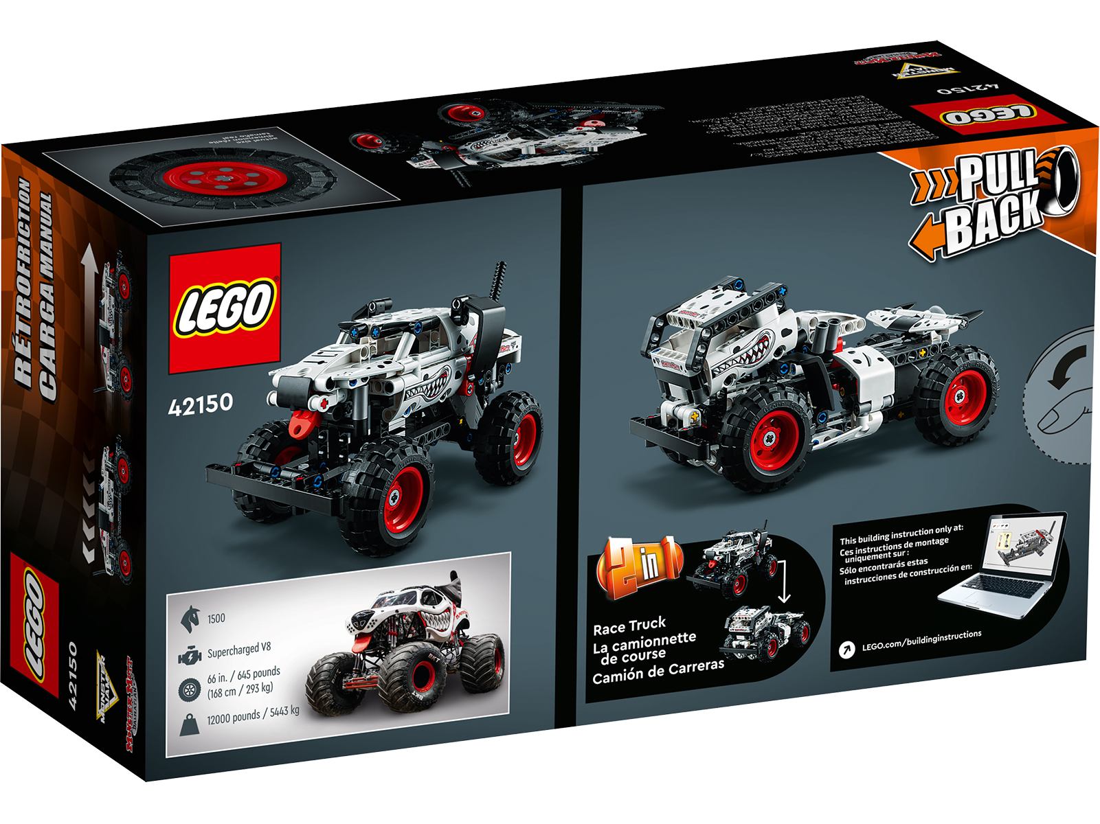 Đồ Chơi Lắp Ráp Lego Technic 42150 - Monster Jam™ Monster Mutt ...