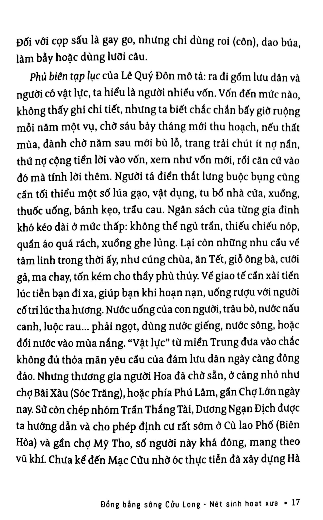 Đồng Bằng Sông Cửu Long - Nét Sinh Hoạt Xưa, Văn Minh Miệt Vườn PDF đọc ebook online, epub online, nghe sách nói audio miễn phí.