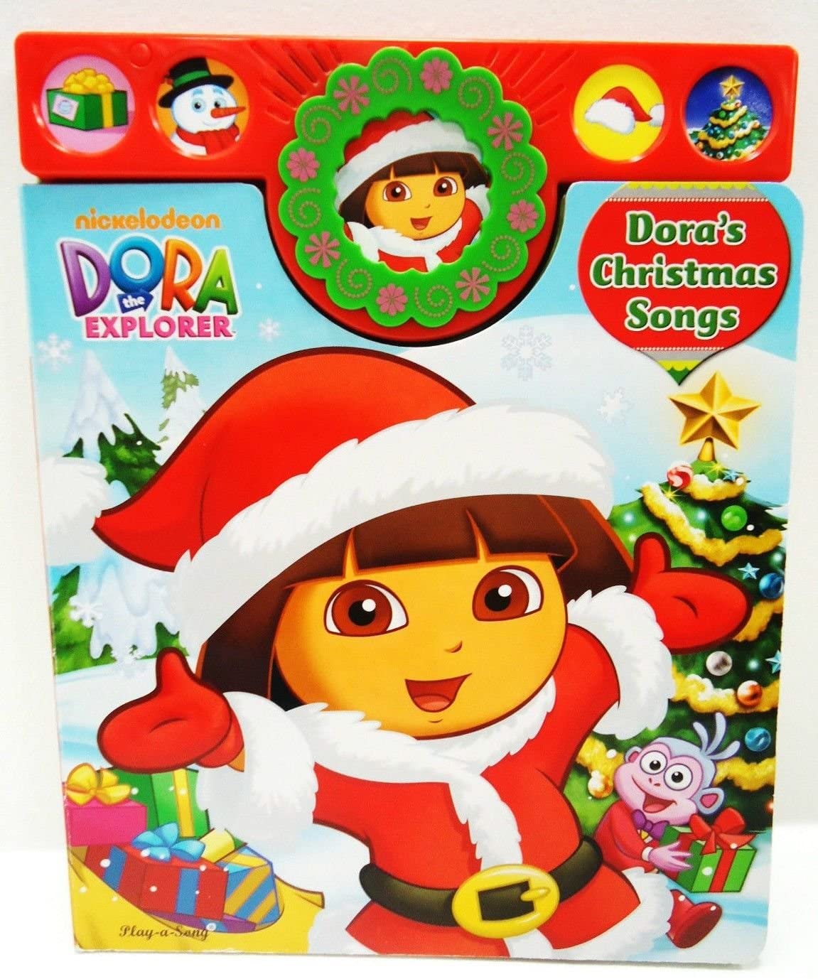 Dora's Christmas Songs Play A Song Book 10 popular tunes