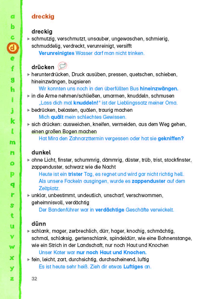 Duden Sag es besser! Das Grundschulwörterbuch Synonyme
