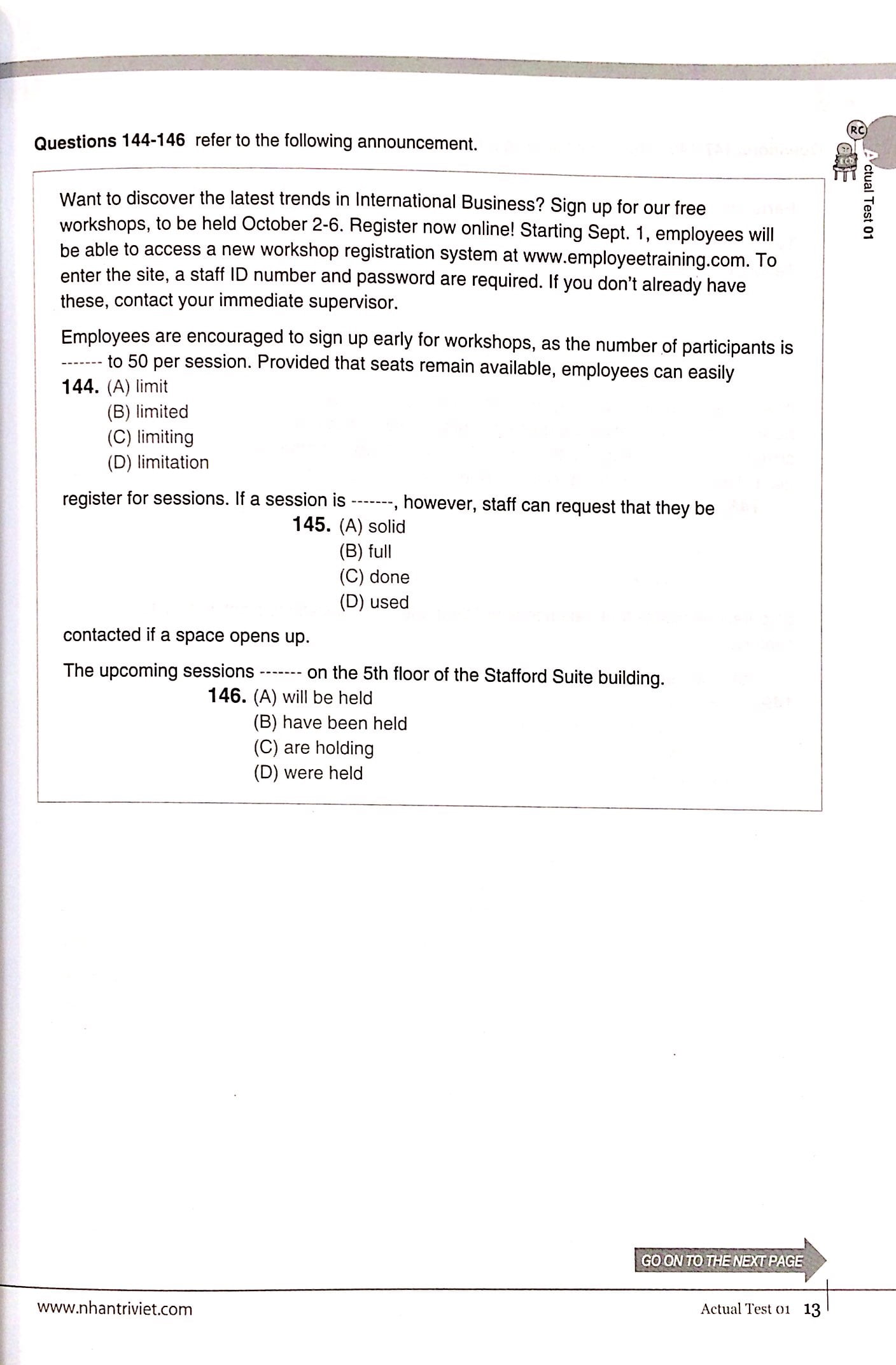 Tải sách Economy TOEIC RC1000 Vol 2 PDF đọc ebook online, epub online, nghe sách nói audio miễn phí.