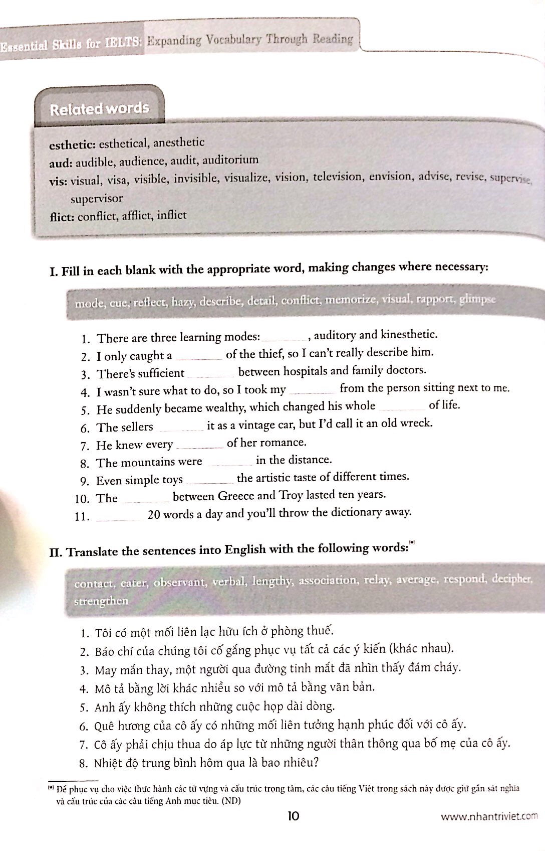 Tải sách Essential Skills For IELTS - Expanding Vocabulary Through Reading PDF đọc ebook online, epub online, nghe sách nói audio miễn phí.