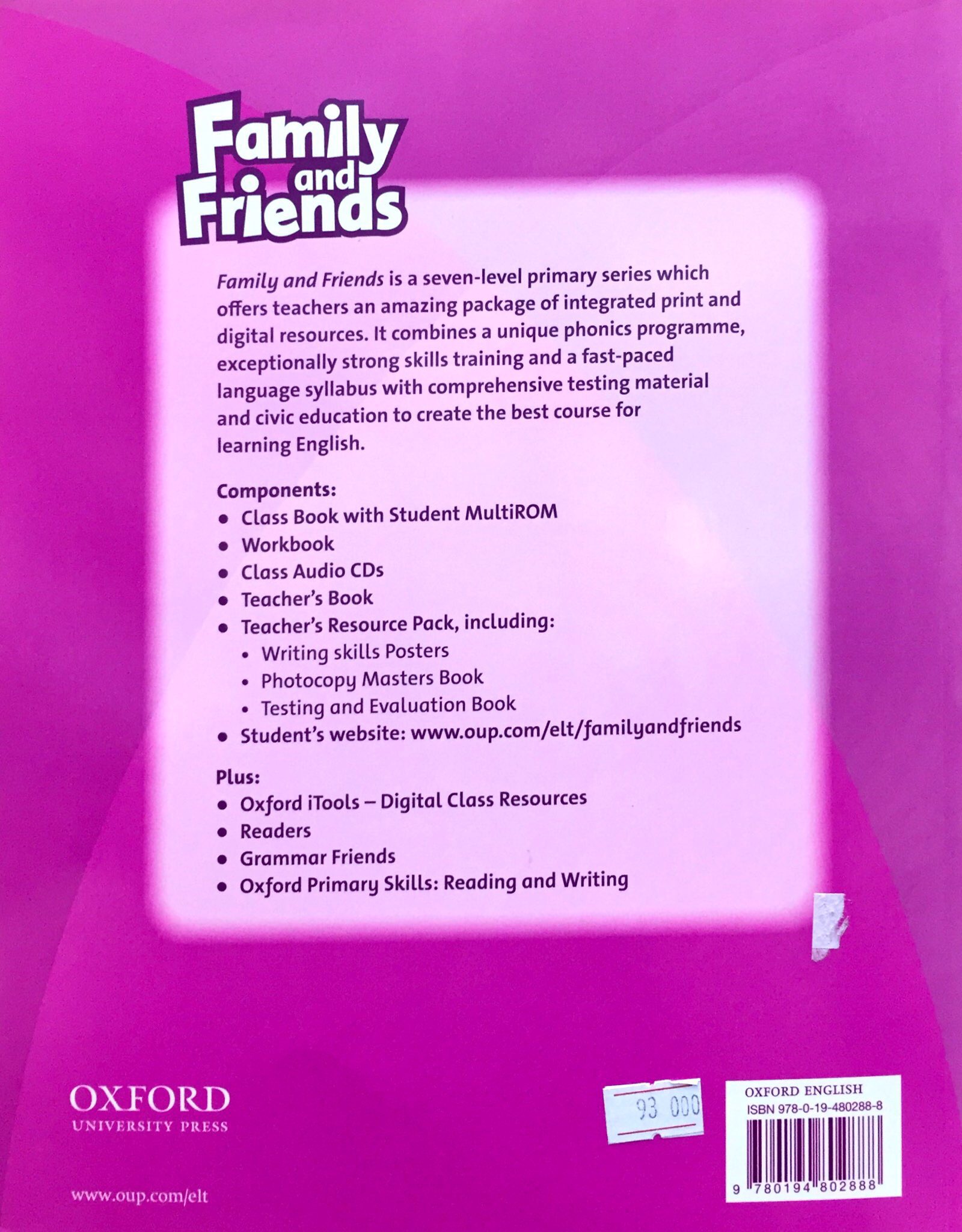 Family and Friends 5 Workbook - FAHASA.COM