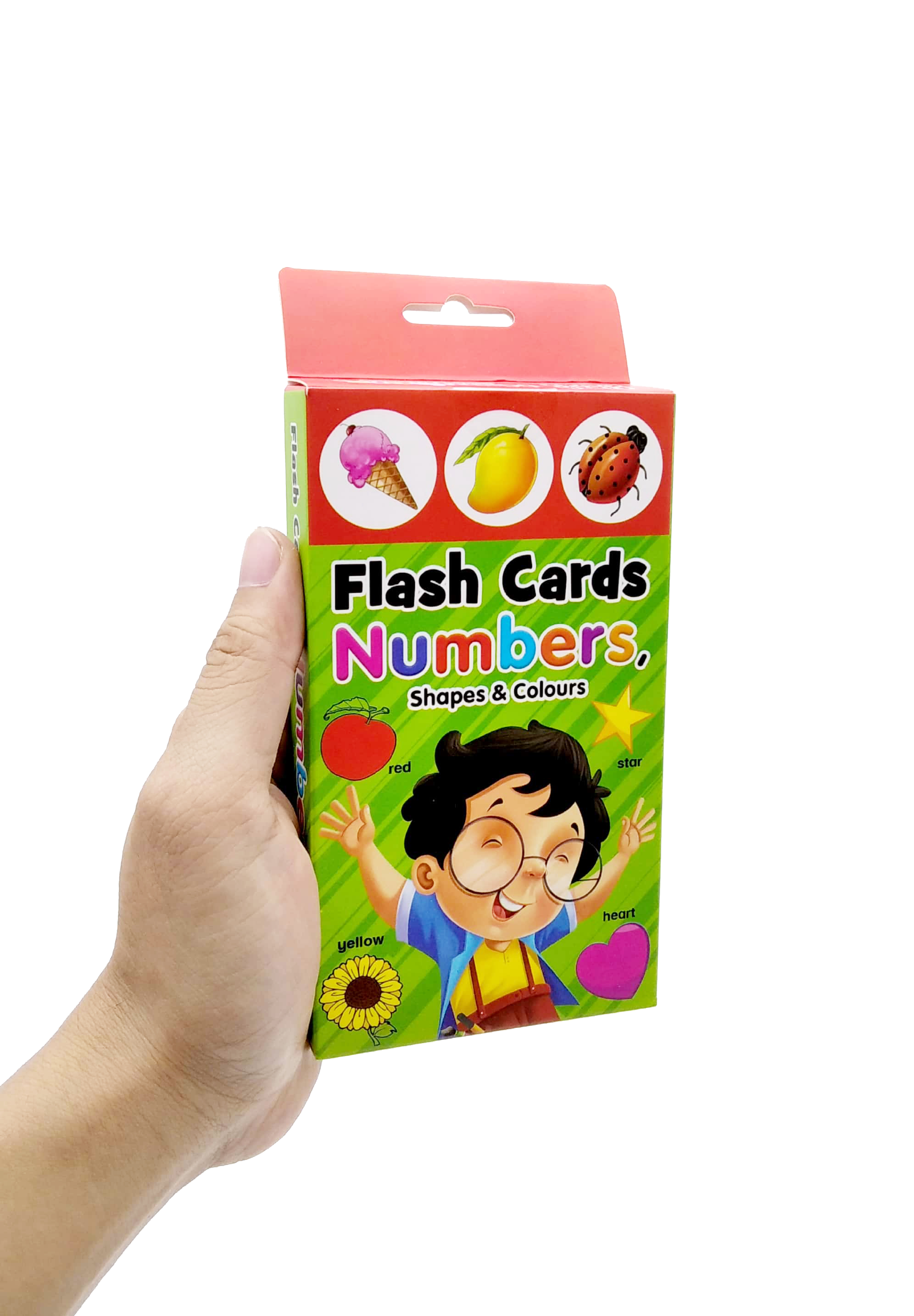 Little Wigwam Educational Flash Cards Set - 66 Alphabet, Numbers, Shapes & Colors Cards For Toddlers