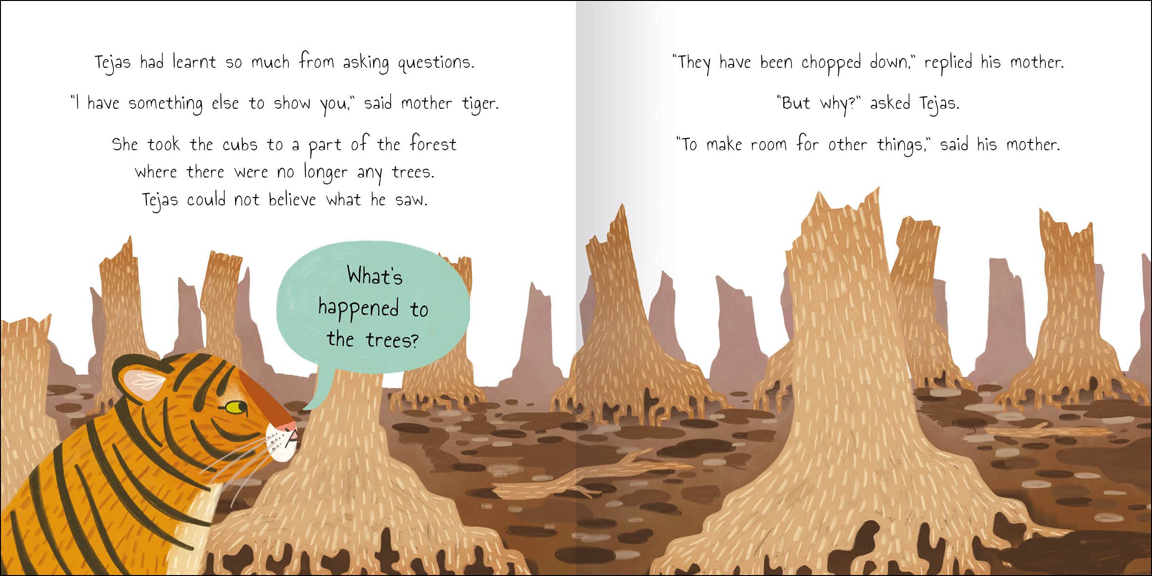 Forest Tales The Curious Tiger