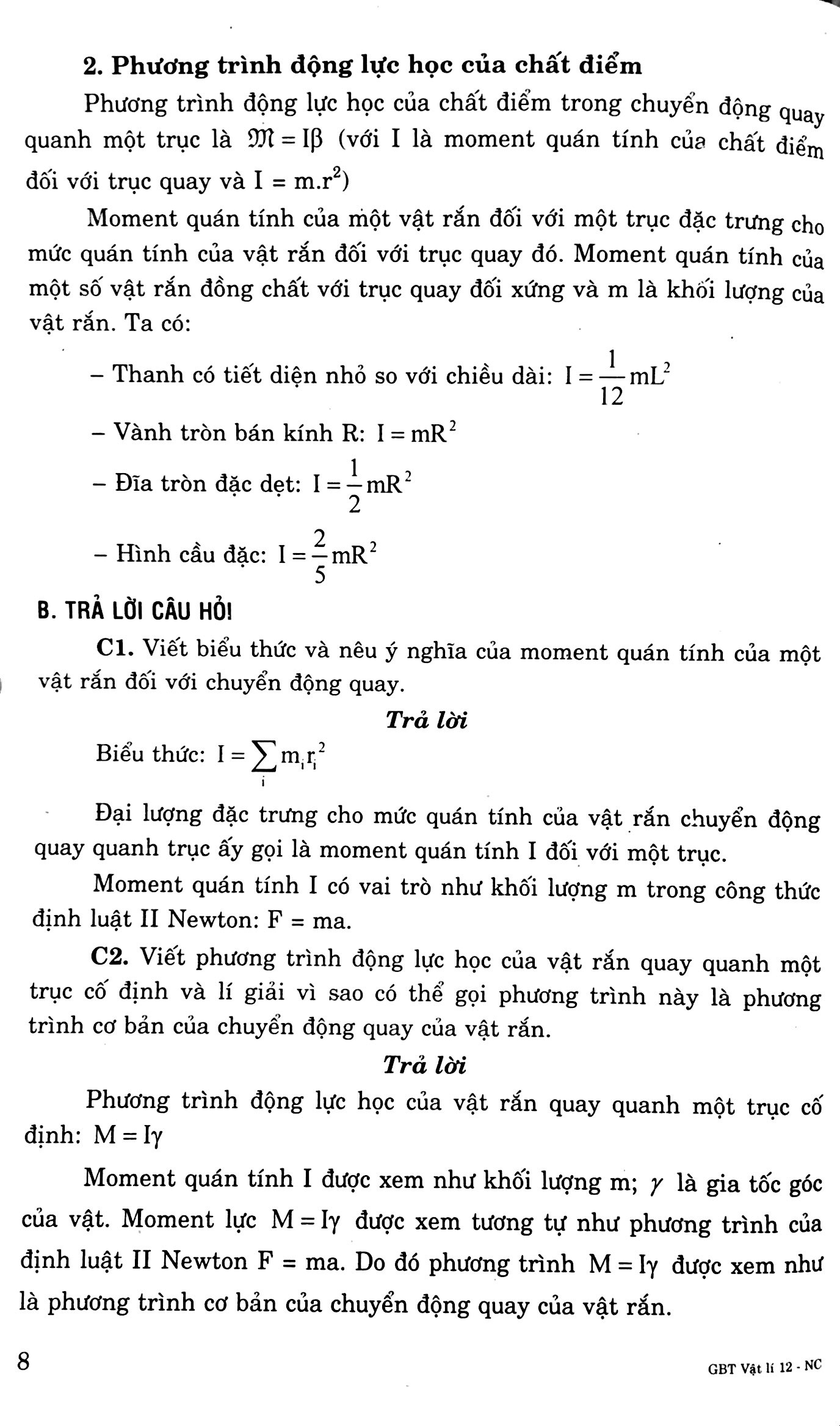 Giải Bài Tập Vật Lí 12 Nâng Cao PDF đọc ebook online, epub online, nghe sách nói audio miễn phí.