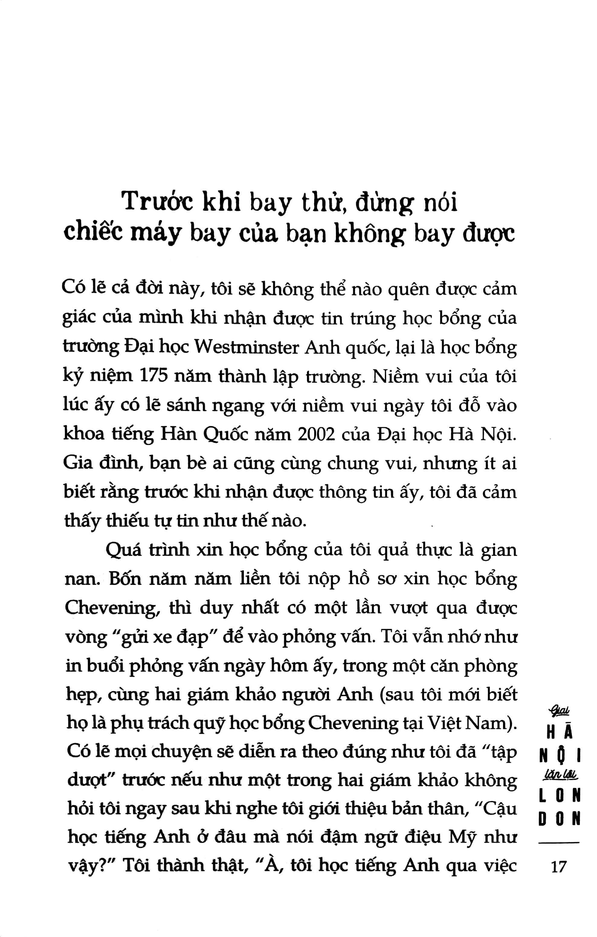 Giai Hà Nội Lặn Lội London PDF đọc ebook online, epub online, nghe sách nói audio miễn phí.