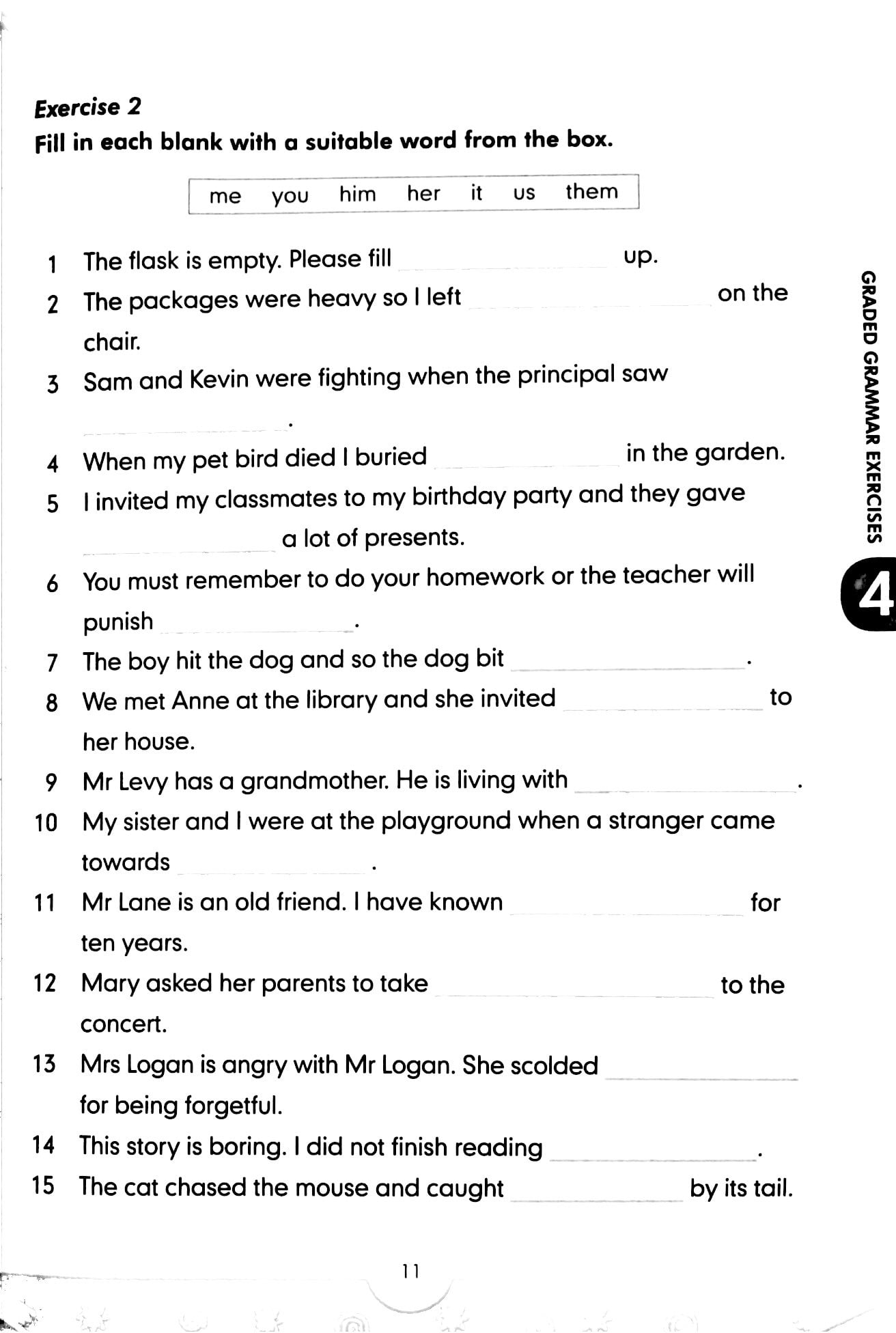 Graded Grammar Exercises 4 PDF - YDS.EDU.VN