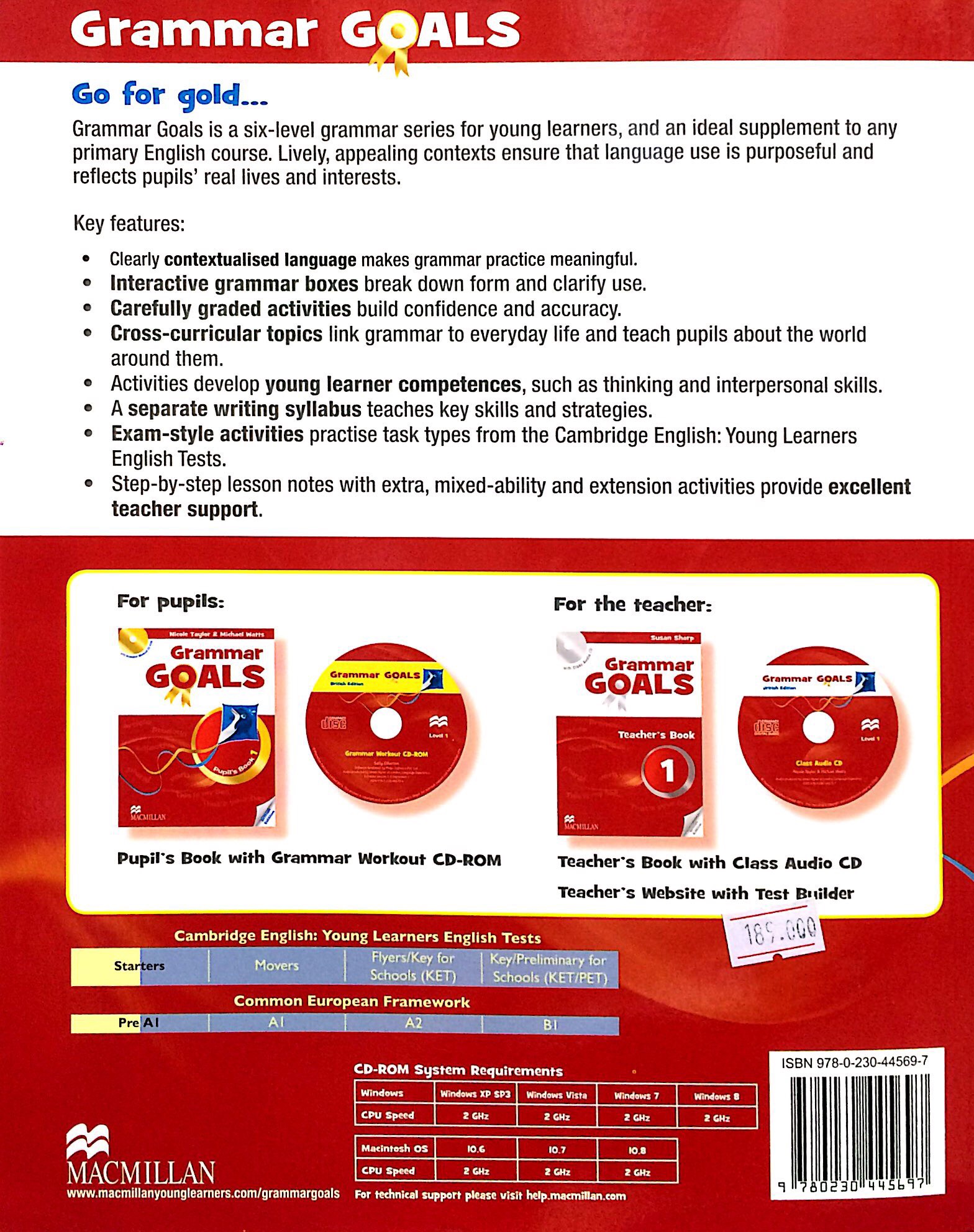 Grammar Goals: Pupil's Book Pack Level 1 - FAHASA.COM