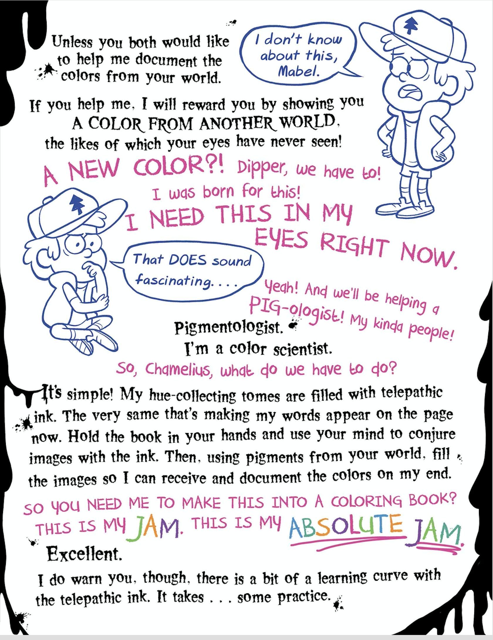 Gravity Falls Don't Color This Book! It's Cursed! (Art Of Coloring)