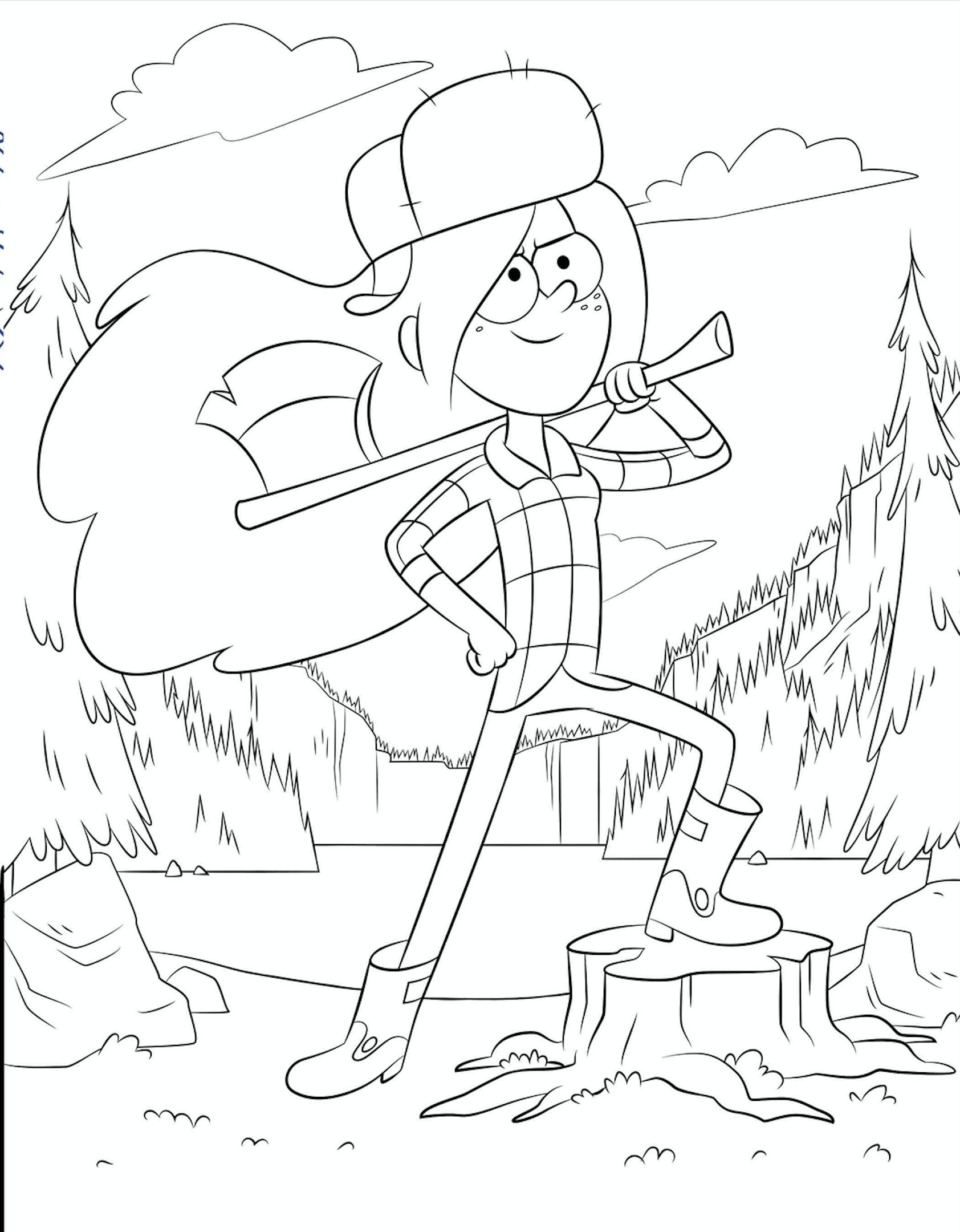 Gravity Falls Don't Color This Book! It's Cursed! (Art Of Coloring)