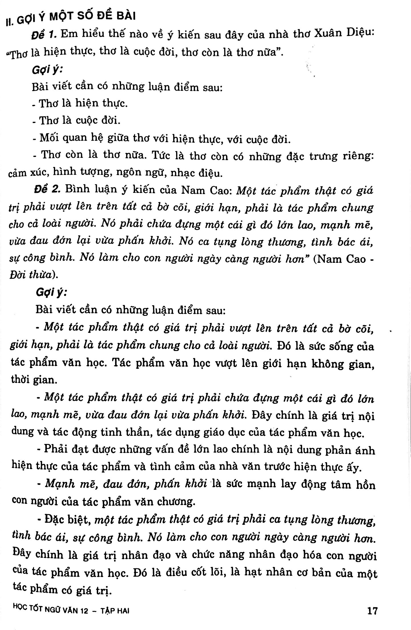 Học Tốt Ngữ Văn 12 - Tập 2 PDF đọc ebook online, epub online, nghe sách nói audio miễn phí.