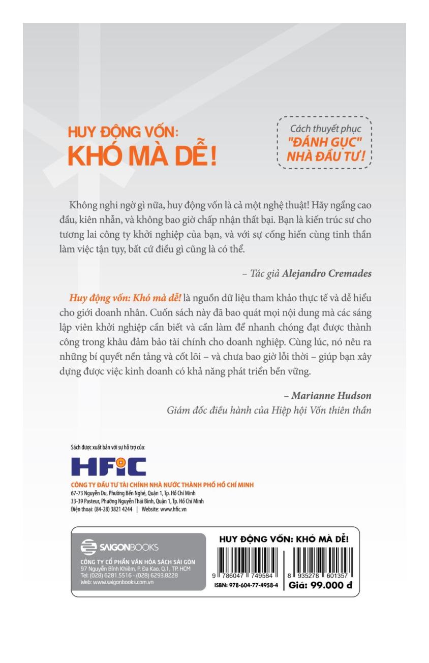 Huy Động Vốn: Khó Mà Dễ! 2018 PDF Huy Động Vốn: Khó Mà Dễ! 2018 PDF