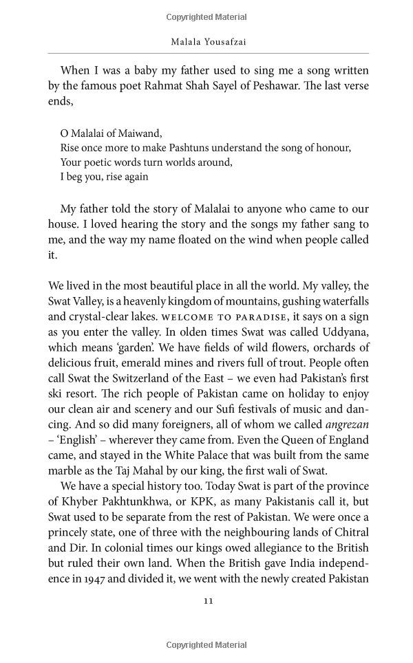 I Am Malala PDF đọc ebook online, epub online, nghe sách nói audio miễn phí. I Am Malala PDF đọc ebook online, epub online, nghe sách nói audio miễn phí.