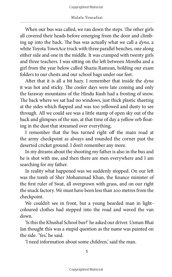 I Am Malala PDF đọc ebook online, epub online, nghe sách nói audio miễn phí. I Am Malala PDF đọc ebook online, epub online, nghe sách nói audio miễn phí.