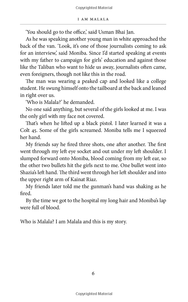 I Am Malala PDF đọc ebook online, epub online, nghe sách nói audio miễn phí. I Am Malala PDF đọc ebook online, epub online, nghe sách nói audio miễn phí.