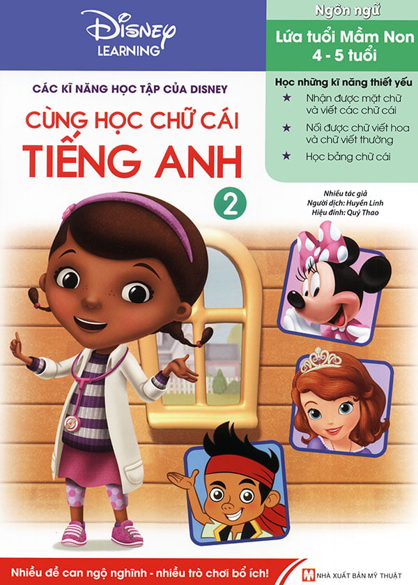 Bộ Các Kĩ Năng Học Tập Của Disney - Cùng Học Chữ Cái Tiếng Anh Tập 2 4-5 tuổi PDF Bộ Các Kĩ Năng Học Tập Của Disney - Cùng Học Chữ Cái Tiếng Anh Tập 2 4-5 tuổi PDF