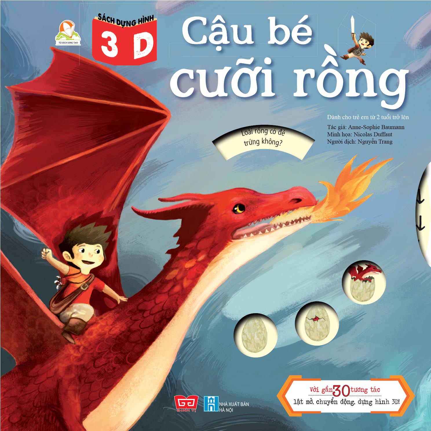 Sách Sách Dựng Hình 3D - Cậu Bé Cưỡi Rồng - FAHASA.COM
