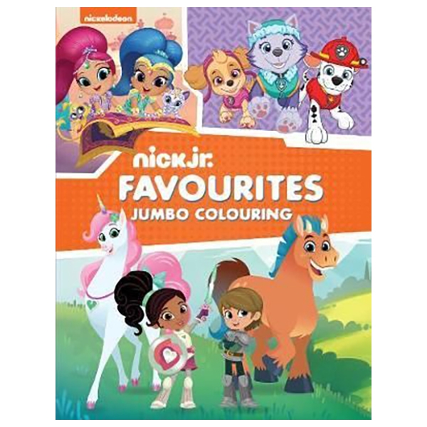 Nick Jr Favourites Jumbo Colouring Book (Girl)