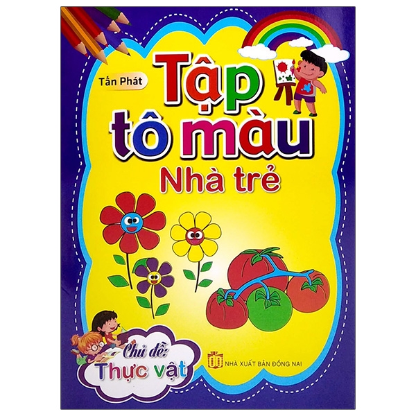 Tập Tô Màu Nhà Trẻ - Chủ Đề Thực Vật