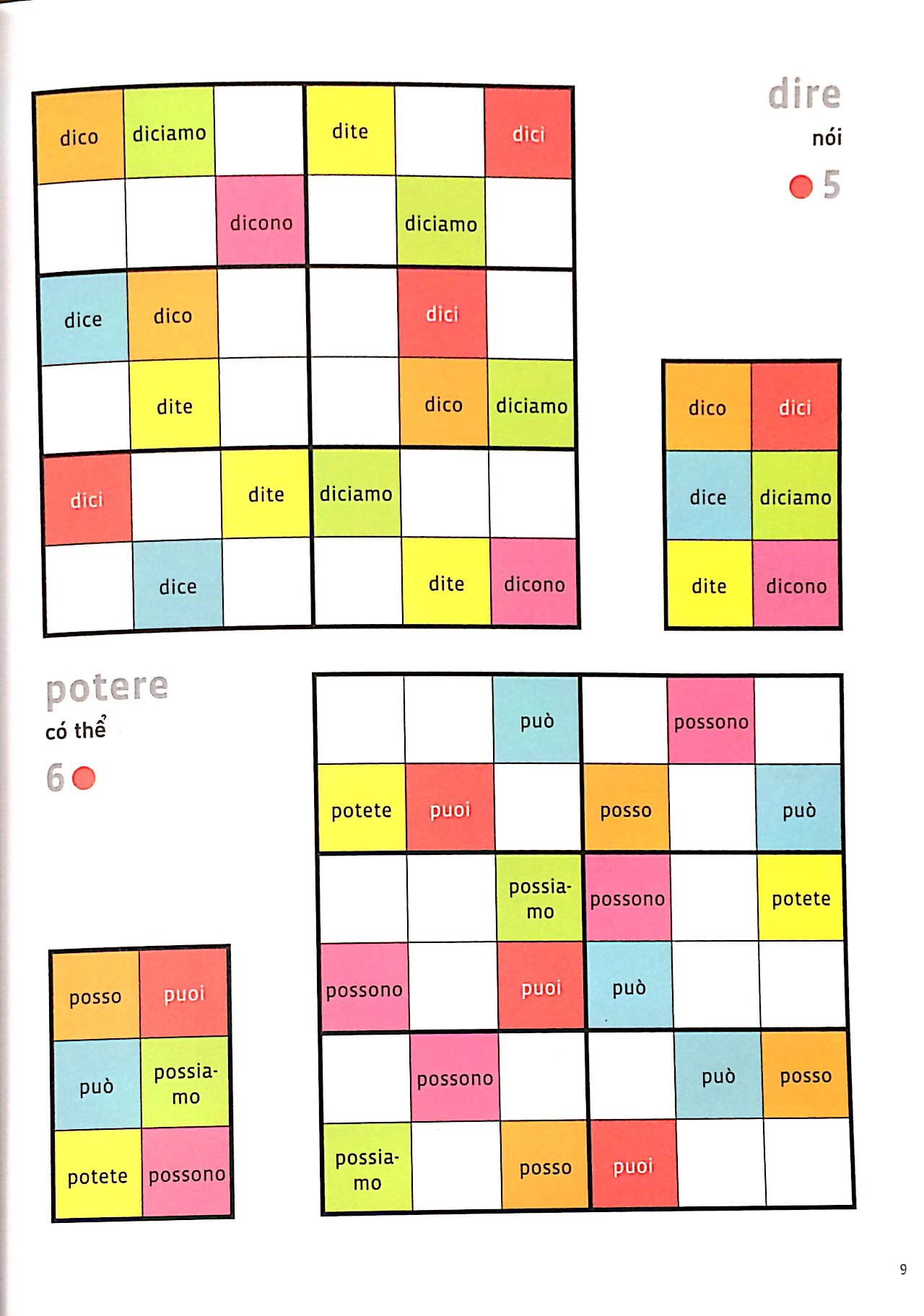 S ch Italiano Wodoku A1 A2 Vui H c T V ng V i Ch Sudoku 