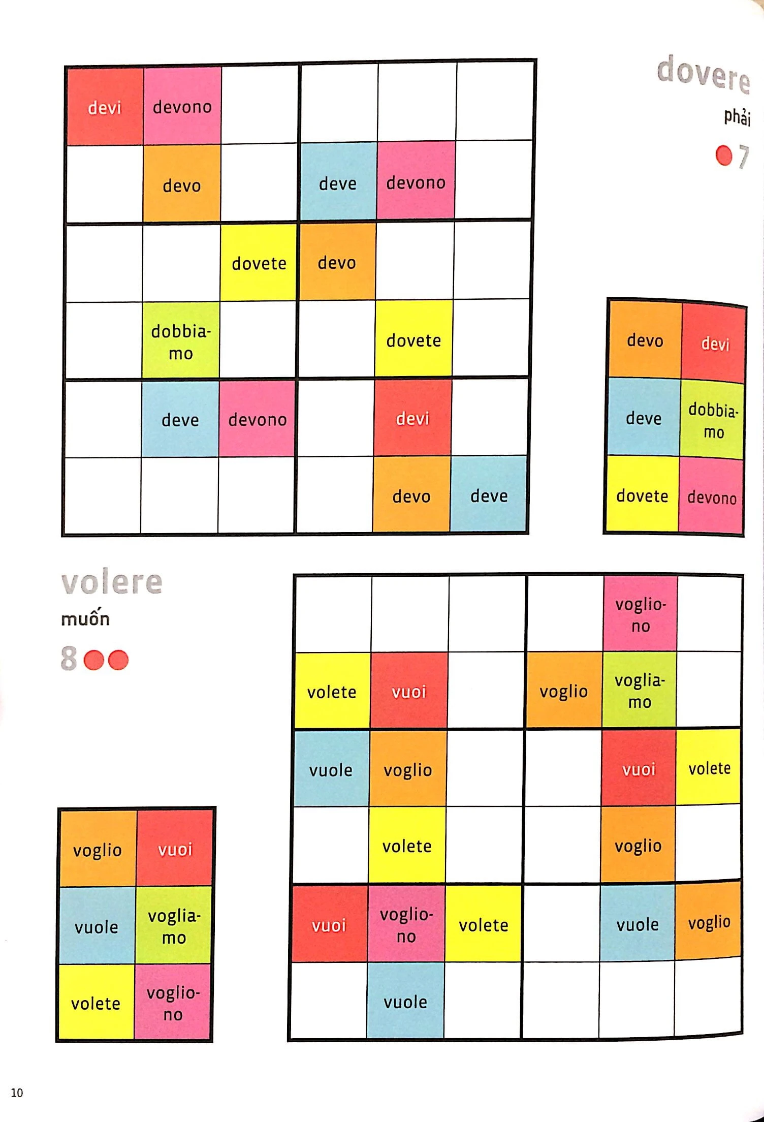 S ch Italiano Wodoku A1 A2 Vui H c T V ng V i Ch Sudoku 
