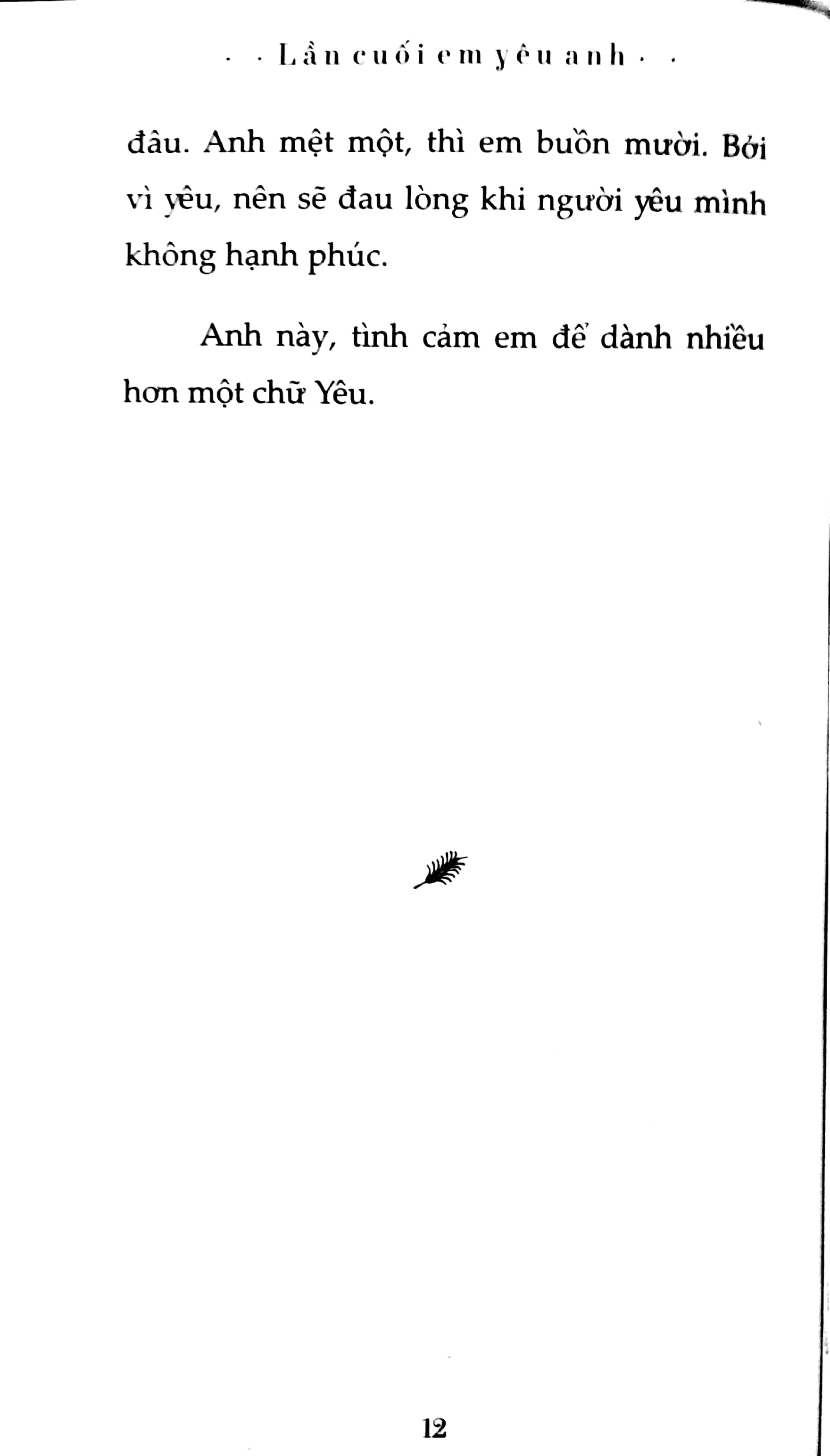 Lần Cuối Em Yêu Anh PDF