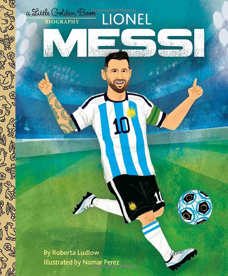 Lionel Messi A Little Golden Book Biography PDF - Reds