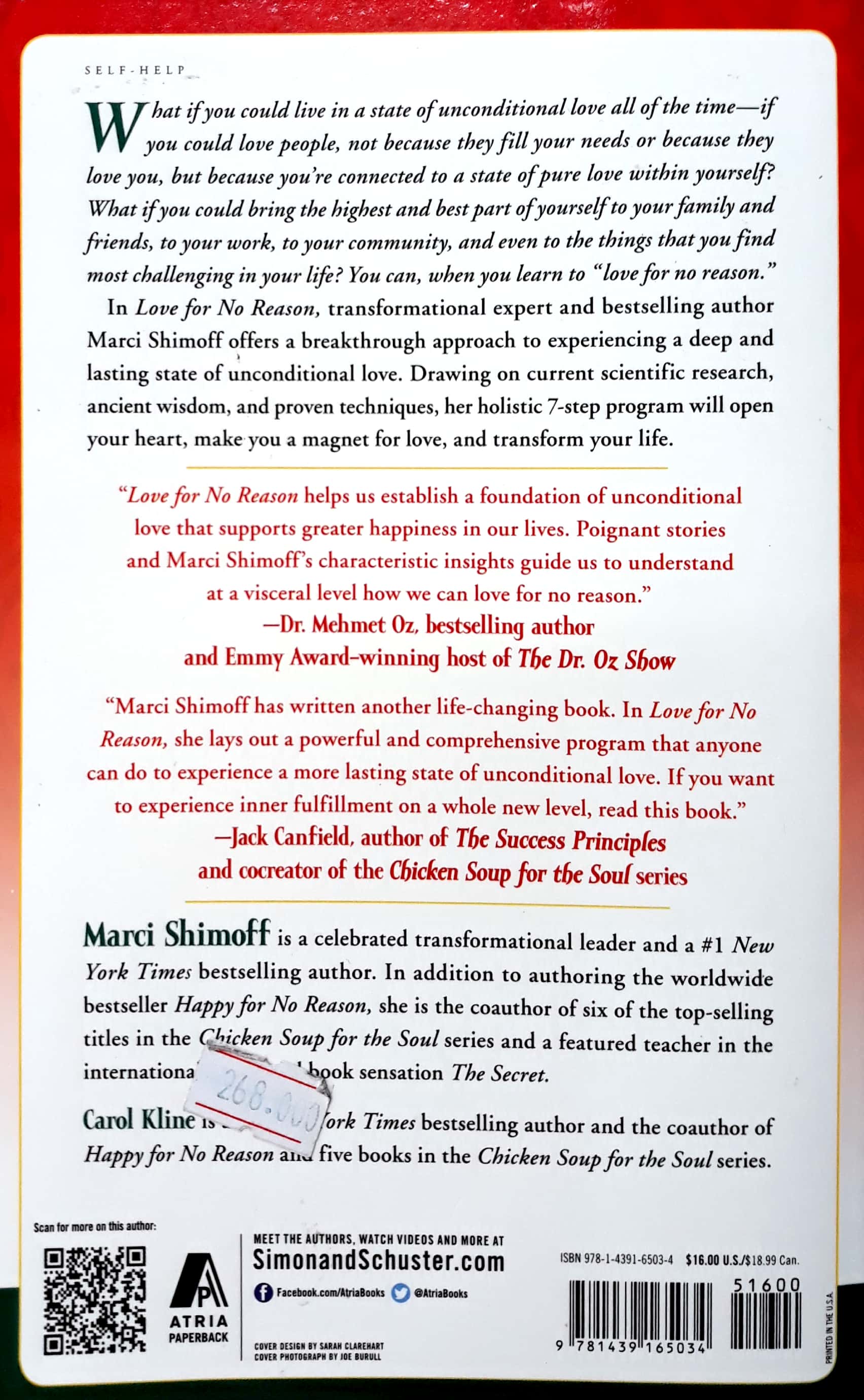 Love For No Reason 7 Steps to Creating a Life of Unconditional Love