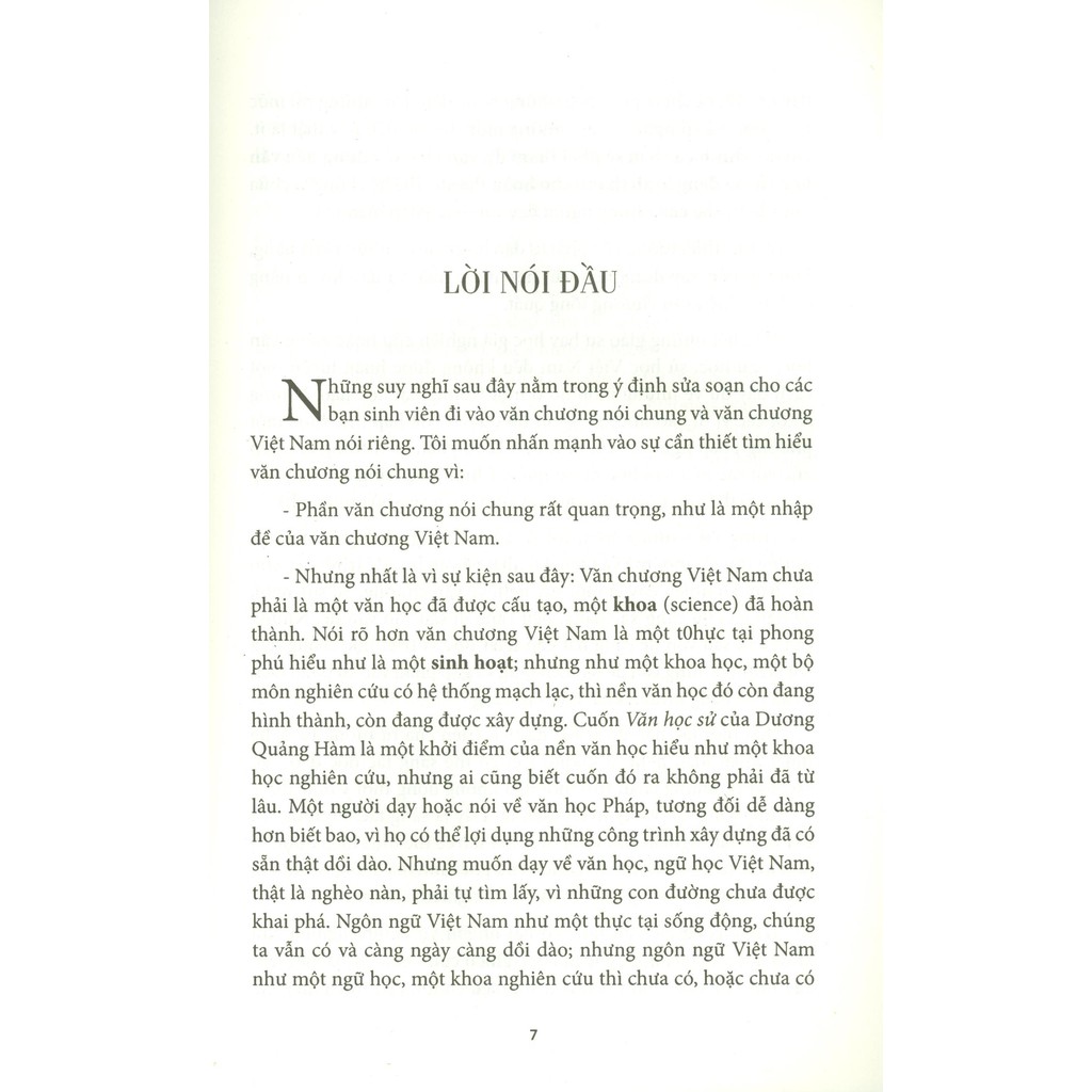 Bộ Lược Khảo Văn Học I - Những Vấn Đề Tổng Quát PDF