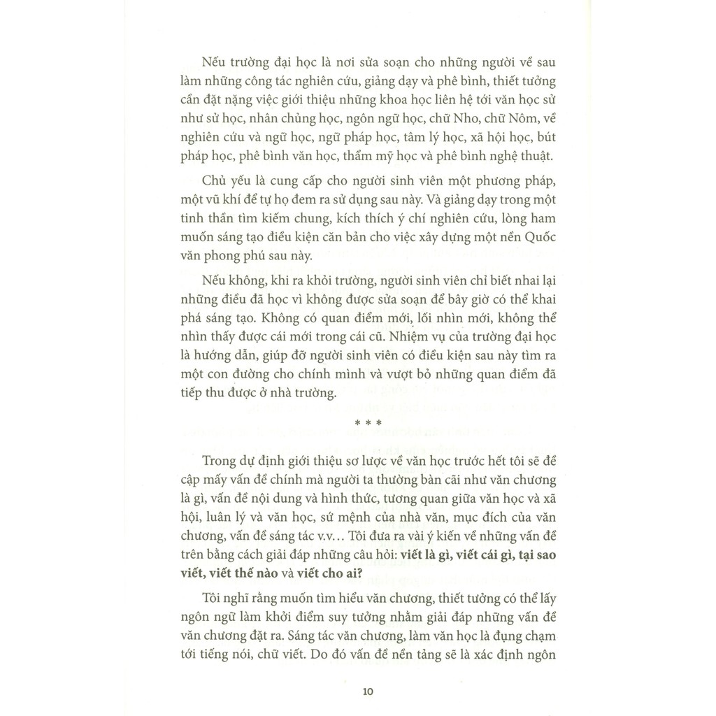 Bộ Lược Khảo Văn Học I - Những Vấn Đề Tổng Quát PDF