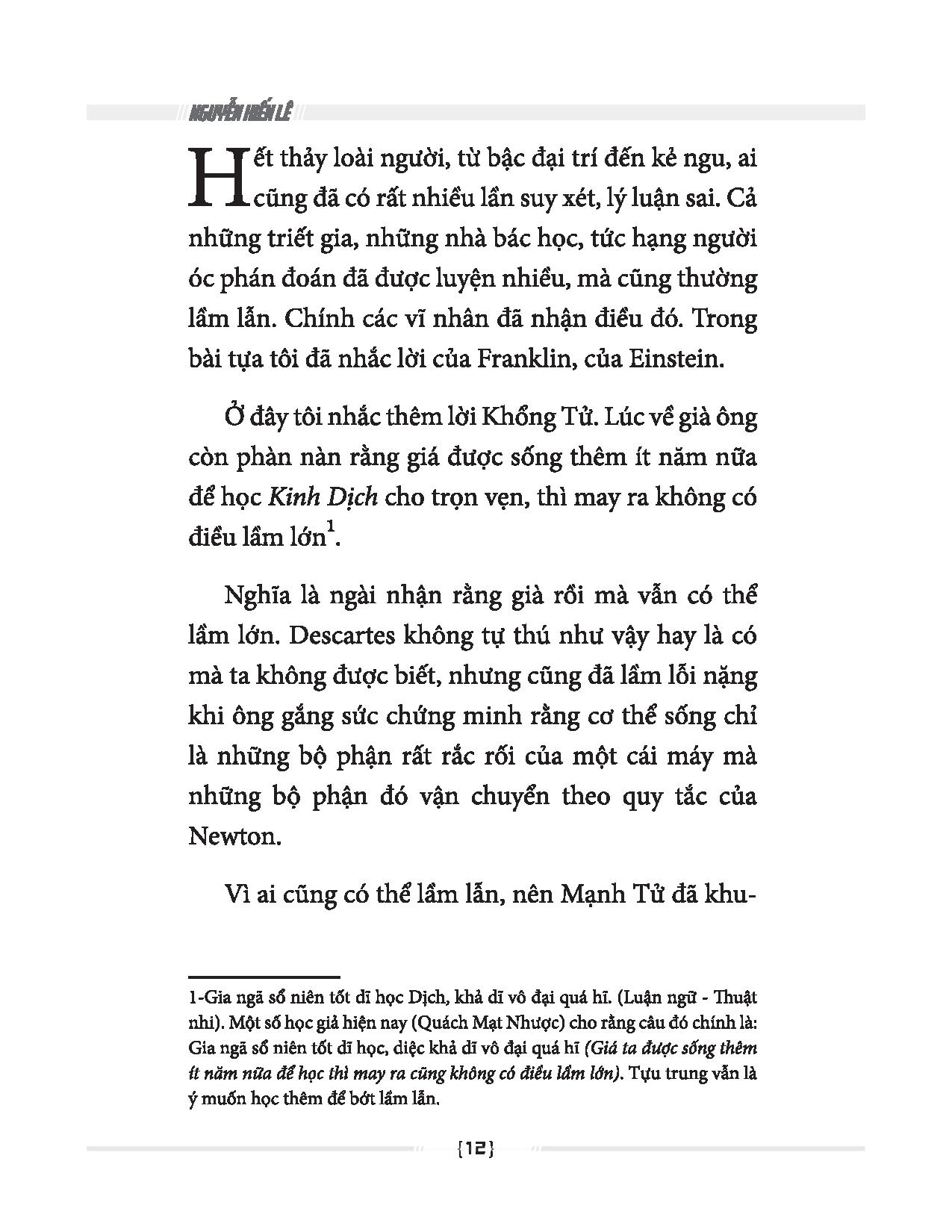 Luyện Lý Trí - Tư Duy Lí Tính - Nguyễn Hiến Lê PDF Luyện Lý Trí - Tư Duy Lí Tính - Nguyễn Hiến Lê PDF
