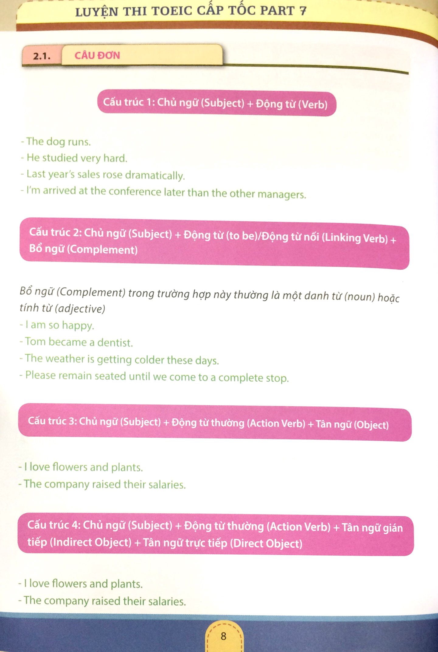 Sã Ch Luyá N Thi Toeic Cáº P Tá C Part 7 Táº Ng Kã M 2000 Tá Vá Ng Toeic Cho Ph