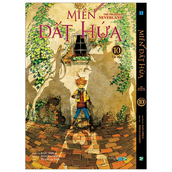 Miền Đất Hứa - The Promised Neverland - Tập 10 - Phiên Bản Bìa Đen (Black Ver) - Tặng Kèm 1 Postcard Nhựa In Màu (Hình Ảnh Bản Quyền Chỉ Xuất Hiện Trong Tuần San Shounen Jump)