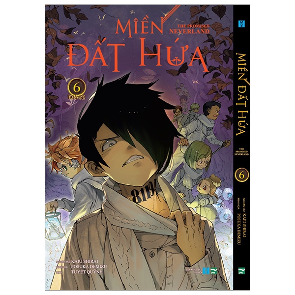 Miền Đất Hứa - The Promised Neverland - Tập 6 - Phiên Bản Bìa Đen (Black Ver) - Tặng Kèm 1 Postcard Nhựa In Màu (Hình Ảnh Bản Quyền Chỉ Xuất Hiện Trong Tuần San Shounen Jump)
