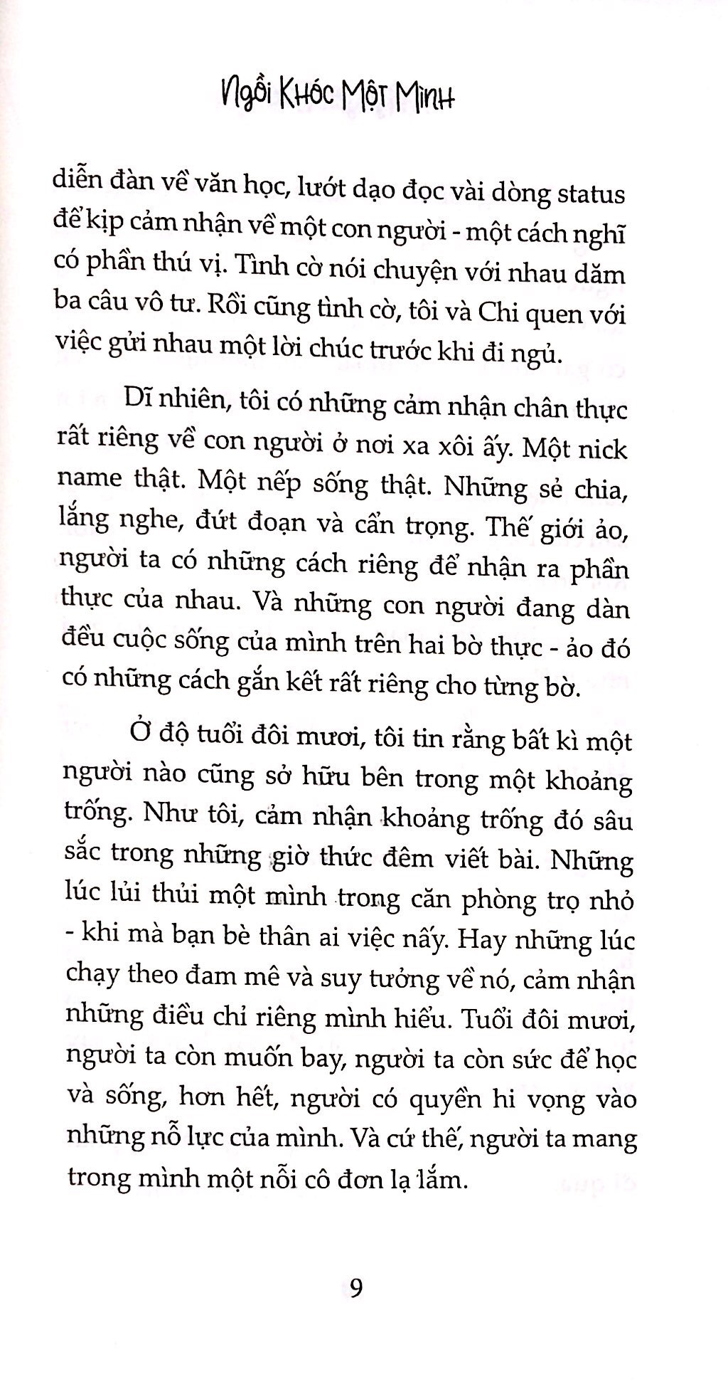 Ngồi Khóc Một Mình PDF