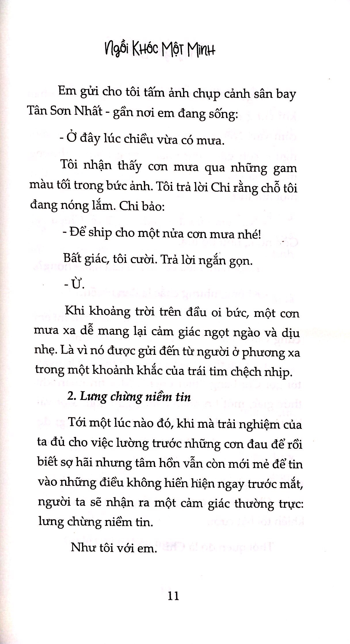 Ngồi Khóc Một Mình PDF