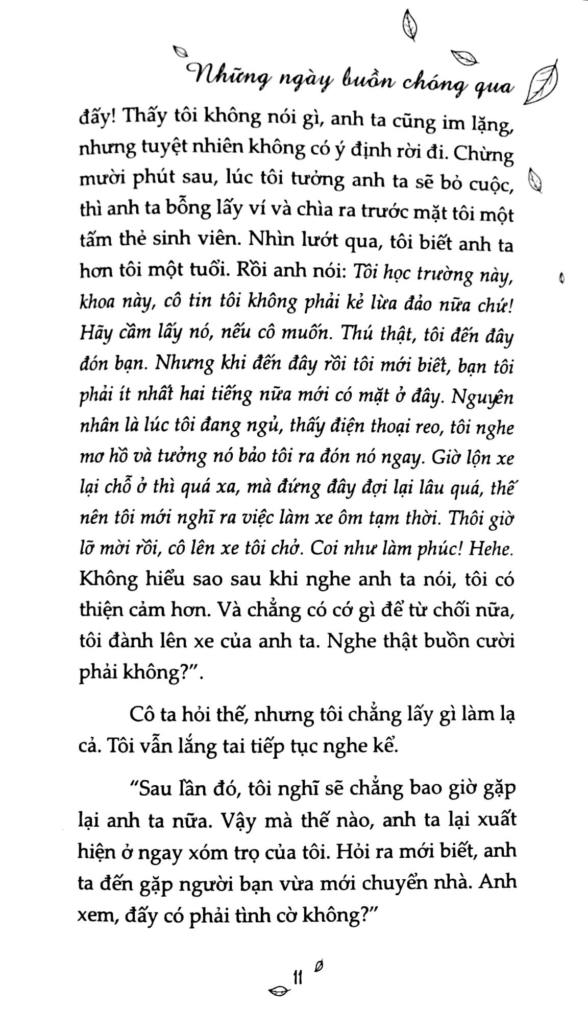 Những Ngày Buồn Chóng Qua PDF đọc ebook online, epub online, nghe sách nói audio miễn phí.