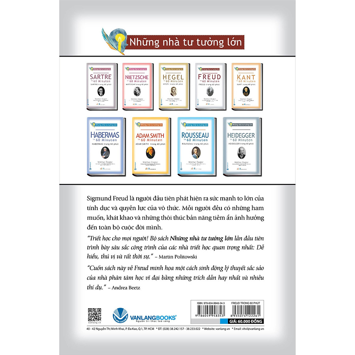 Những Nhà Tư Tưởng Lớn - FREUD Trong 60 Phút PDF Những Nhà Tư Tưởng Lớn - FREUD Trong 60 Phút PDF