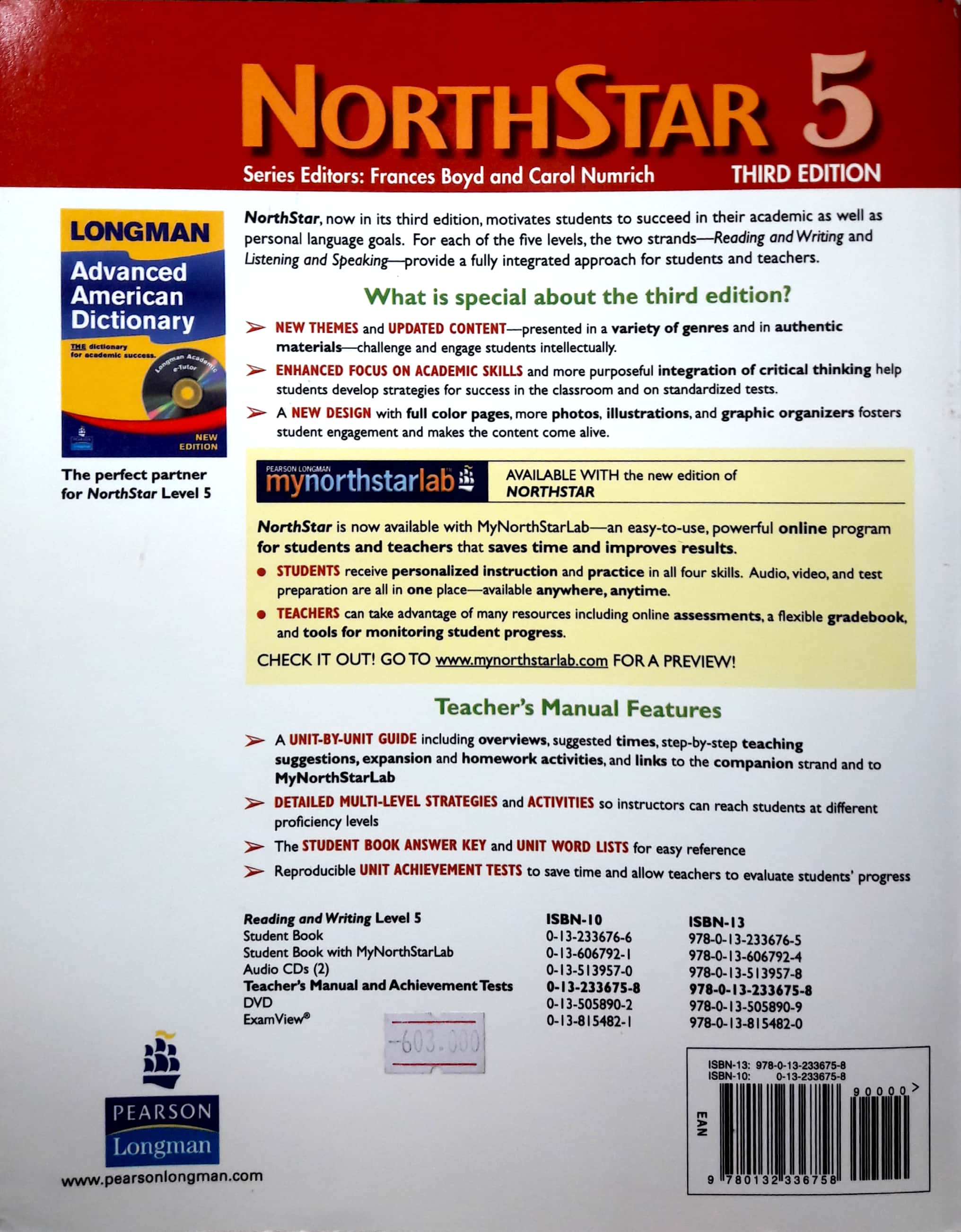 NorthStar Reading and Writing Teacher's Manual with Tests (Level 2 (3rd