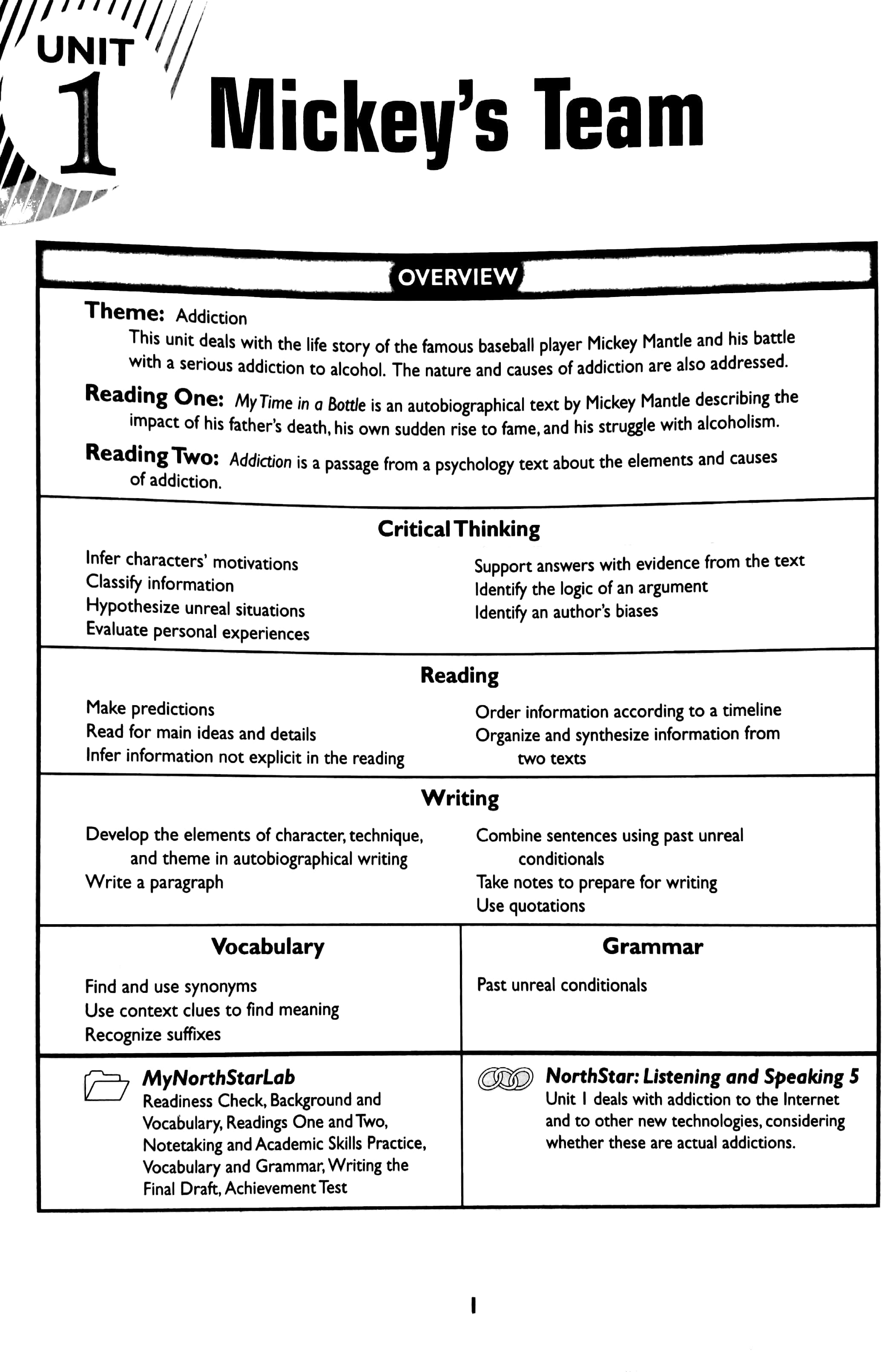 NorthStar Reading and Writing Teacher's Manual with Tests (Level 2 (3rd