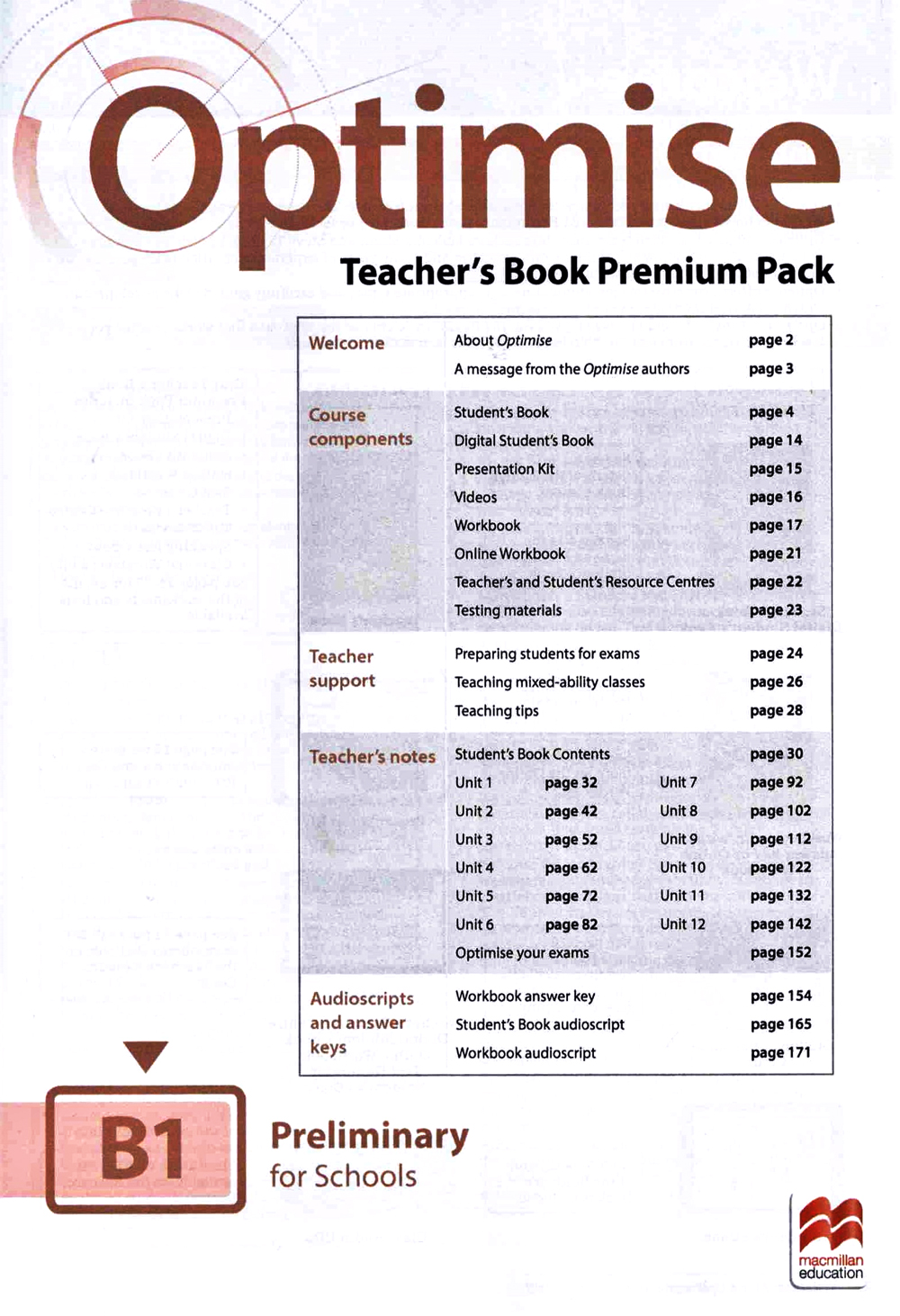 Optimise B1 Teacher S Book Premium Pack Fahasa Com