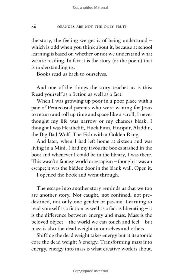 Oranges are Not the Only Fruit