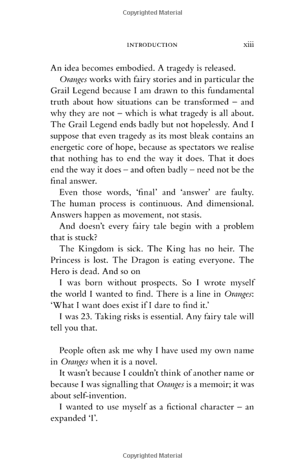 Oranges are Not the Only Fruit