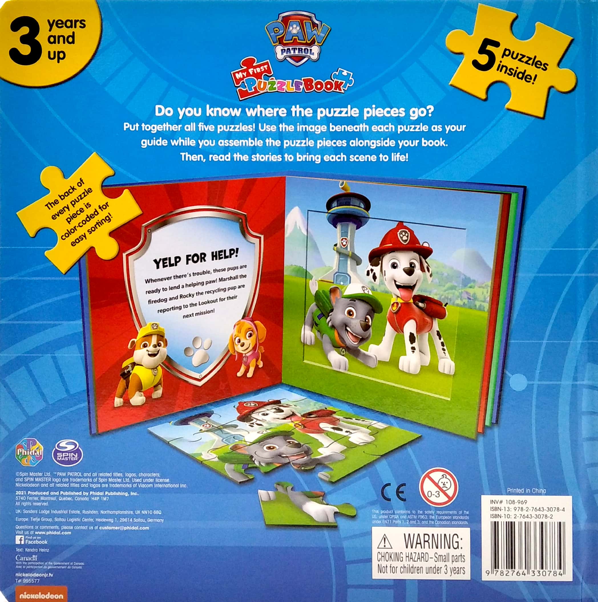 Phidal Spin Master Nickelodeon Paw Patrol My First Puzzle Book - English Online In KSA, Buy At Best Price From - 353cfaeb75eb6 - Foto 7