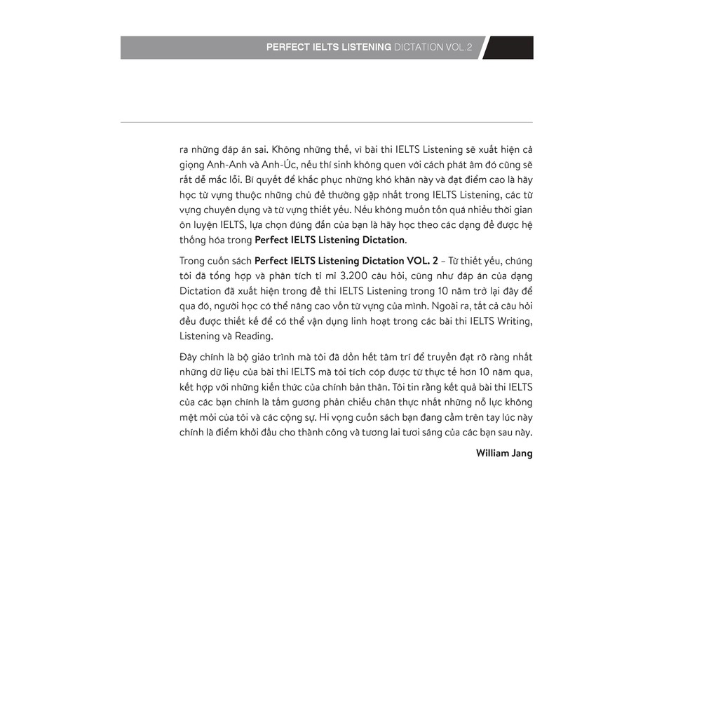 Bộ Perfect Ielts Listening Dictation Vol.2 PDF