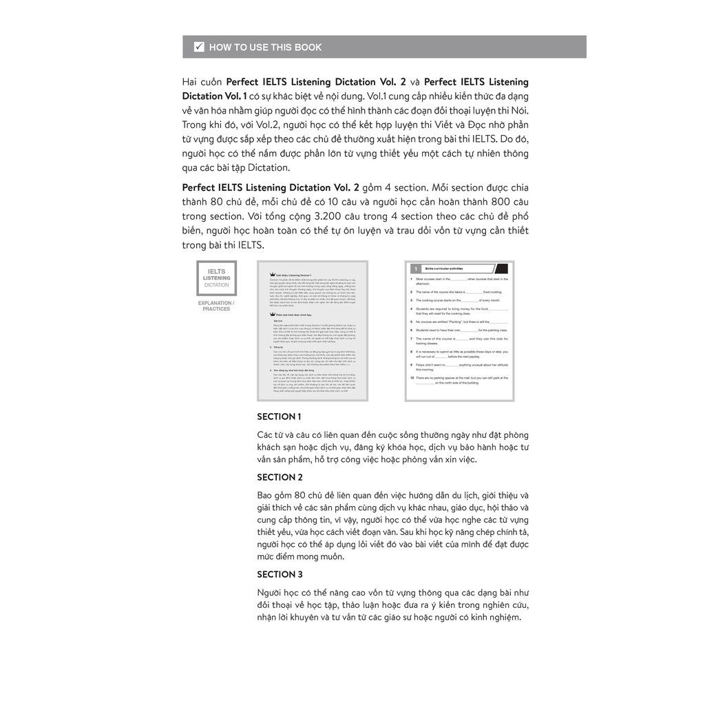 Bộ Perfect Ielts Listening Dictation Vol.2 PDF