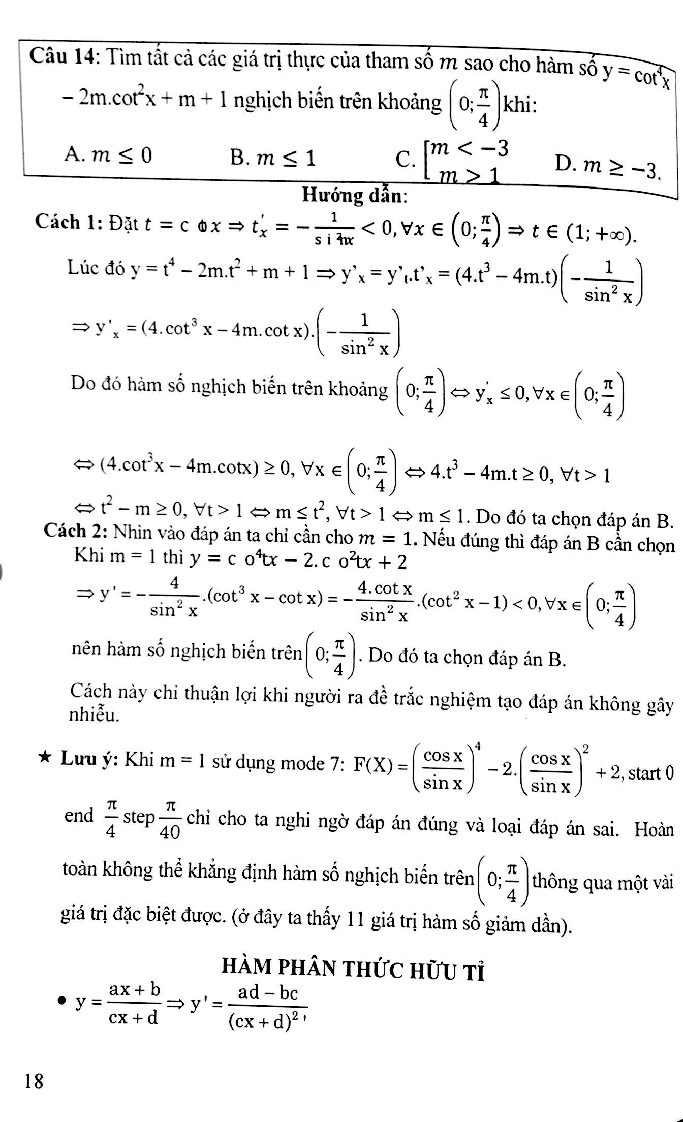 Tải sách Phương Pháp Giải Toán Trắc Nghiệm Hàm Số (Có Sử Dụng Máy Tính Bỏ Túi) PDF đọc ebook online, epub online, nghe sách nói audio miễn phí.