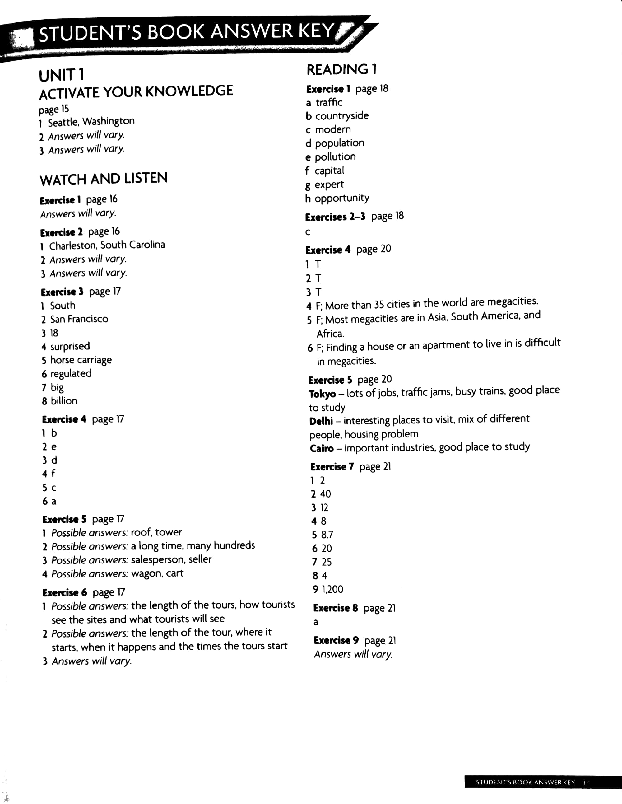 Prism Lvl 1 Reading&Writing Tchr's Manual