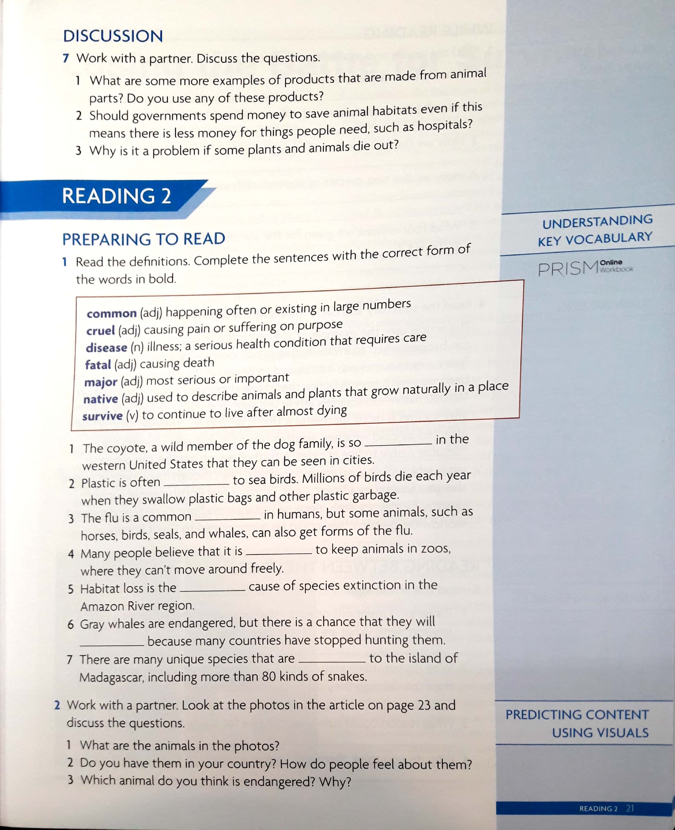 Prism Reading and Writing 2 SB w OWB